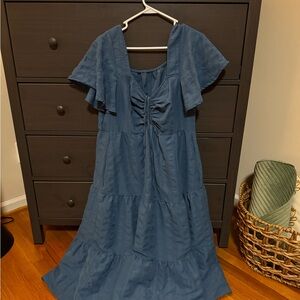 BloomChic Denim Blue Dress